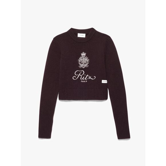 Frame 'Ritz' Brown Cashmere Sweater Size S - NWT - Picture 1 of 5